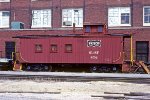 Frisco woodside caboose SLSF #876 in museum.